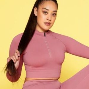 Aster crop dusty pink